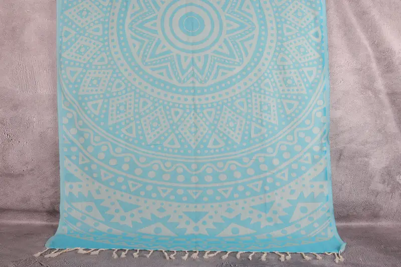 Girls Weekend Getaways Gifts, Spa Gift, Quick-Dry Beach Towel, 70x40 Cotton Round Pattern Towel, Cotton towel, Yoga Towel, Monogrammed Beach Towel - 1