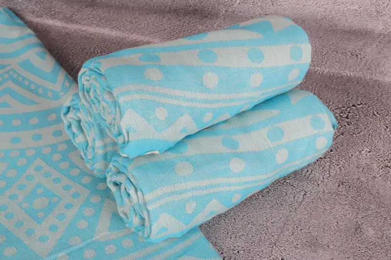 Girls Weekend Getaways Gifts, Spa Gift, Quick-Dry Beach Towel, 70x40 Cotton Round Pattern Towel, Cotton towel, Yoga Towel, Monogrammed Beach Towel - 8