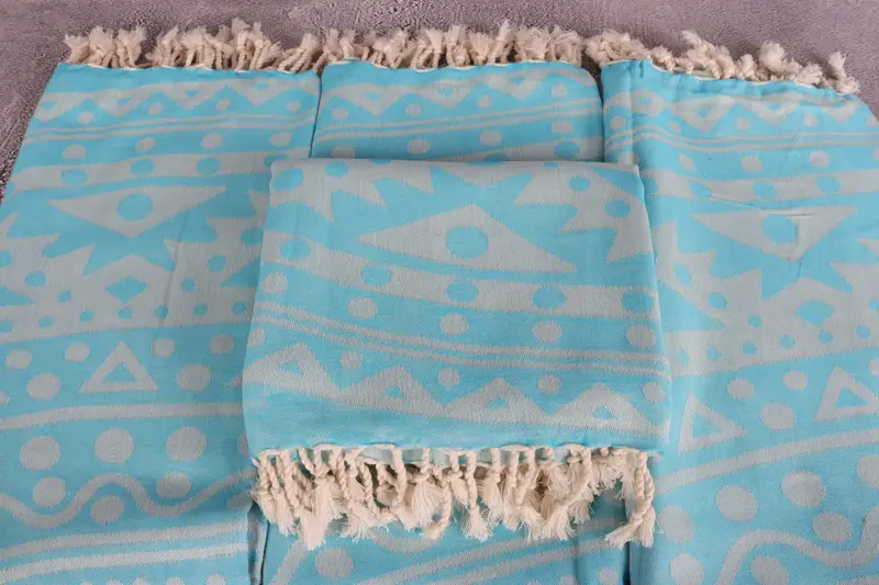 Girls Weekend Getaways Gifts, Spa Gift, Quick-Dry Beach Towel, 70x40 Cotton Round Pattern Towel, Cotton towel, Yoga Towel, Monogrammed Beach Towel - 5