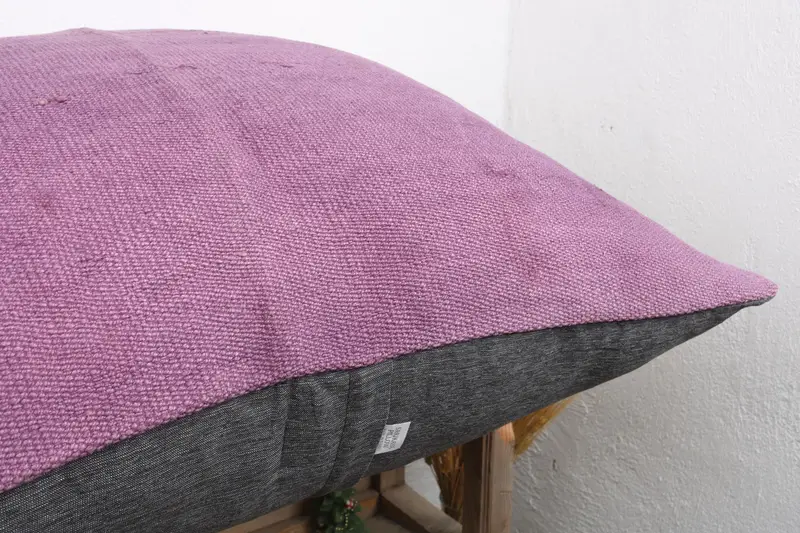 Pillow, Ethnical Kilim Rug Pillow, Nomadic Pillow, Boho Pillow Sham Cover, Pillow for Sofa, 32x32 Pink Cushion Cover, Cozy Throw Pillow Case - 6