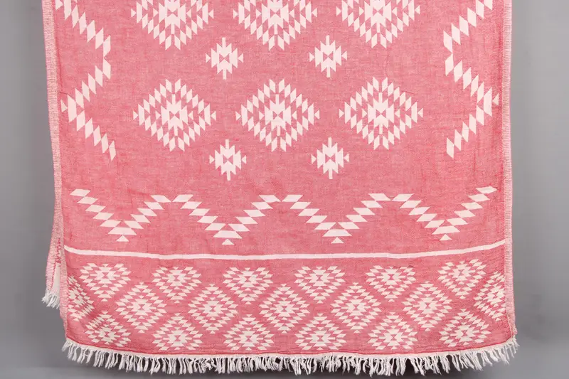 Large Turkish Towel Organic Cotton Beige, 36x71 Bath Towel