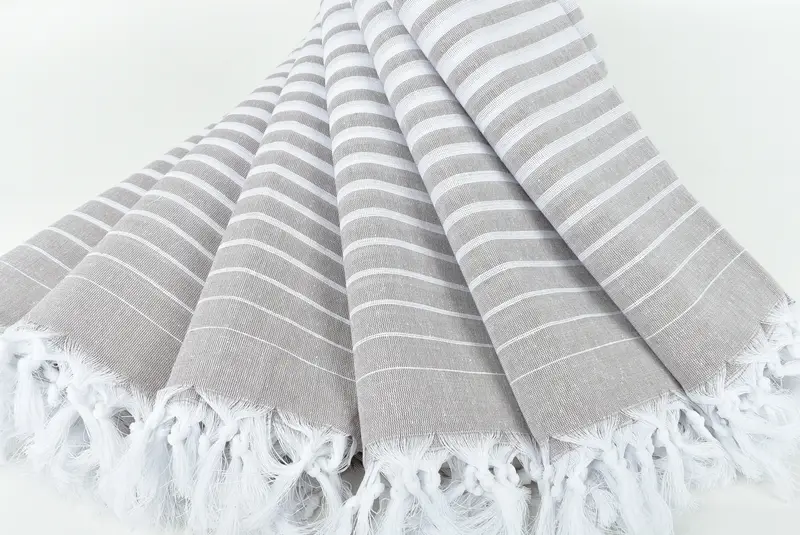 Fouta towel, Bachelor Bachelorette Party Favors, 70x40 Cotton Striped Towel, Beach towel, Merry Christmas Gifts, Spooky Bachelorette Party Favors - 4