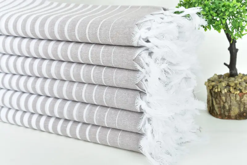 Fouta towel, Bachelor Bachelorette Party Favors, 70x40 Cotton Striped Towel, Beach towel, Merry Christmas Gifts, Spooky Bachelorette Party Favors - 3