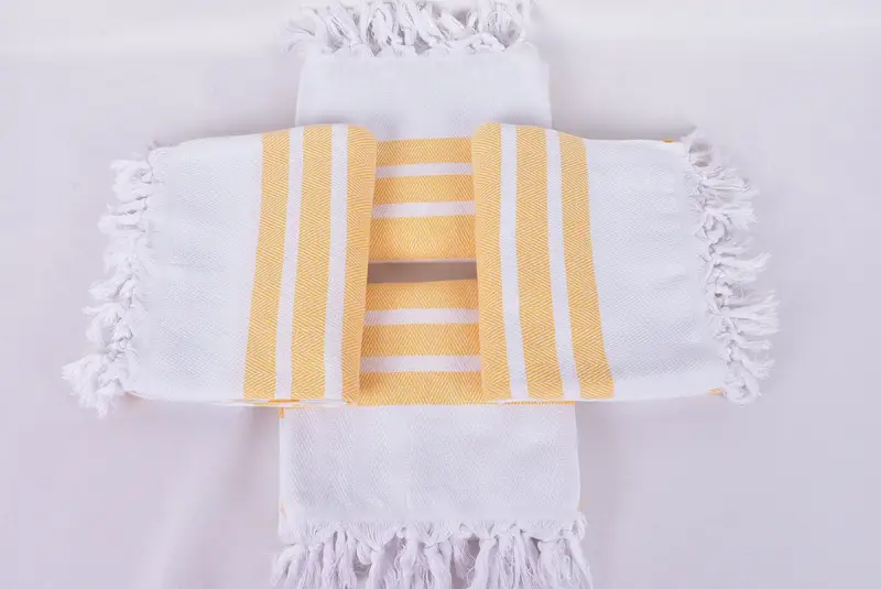 Hammam Towel USA, Handmade Gift, Bachelorette Party Gift, Custom Name Towel, Thin towel, Mother Of The Groom Gift, 70x40 Cotton Herringbone Towel - 6