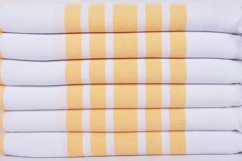 Hammam Towel USA, Handmade Gift, Bachelorette Party Gift, Custom Name Towel, Thin towel, Mother Of The Groom Gift, 70x40 Cotton Herringbone Towel - 2