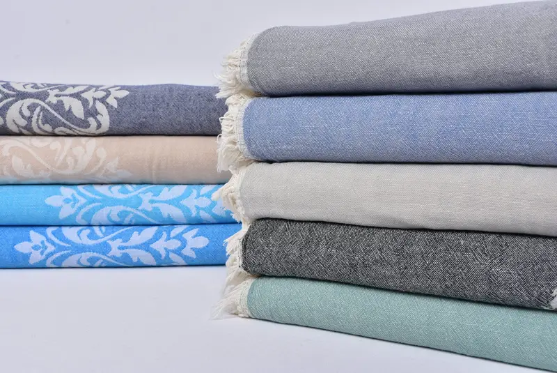 70x60 Cotton Baroque Towel, Monogram Blanket, Bachelorette Party Favors, Monogram Beach Blanket, Wedding Gift, Throw Blanket, Organic Beach Blanket - 1