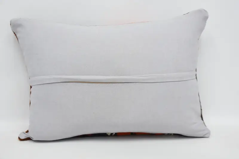 20x28 Orange Cushion, Boho Pillow Sham Cover, Meditation Pillow, Boho Pillow, Pillow Cover, Bolster Pillow, Art Deco Cushion, Vintage Pillow - 6