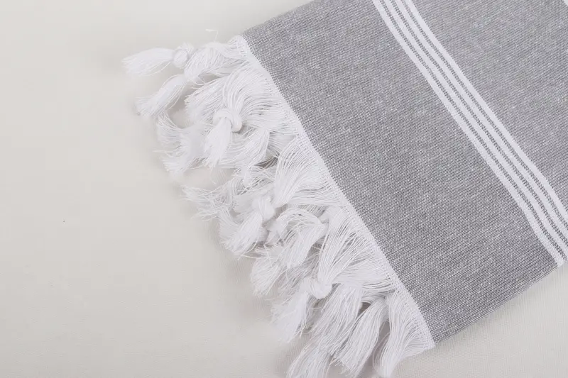 70x30 Cotton Striped Towel, Yoga Towel, Valentines Day Gift For Him, Turkish bath towel, Gift For Her, Bridemaids Beach Towel, Monogram Beach Towel - 7