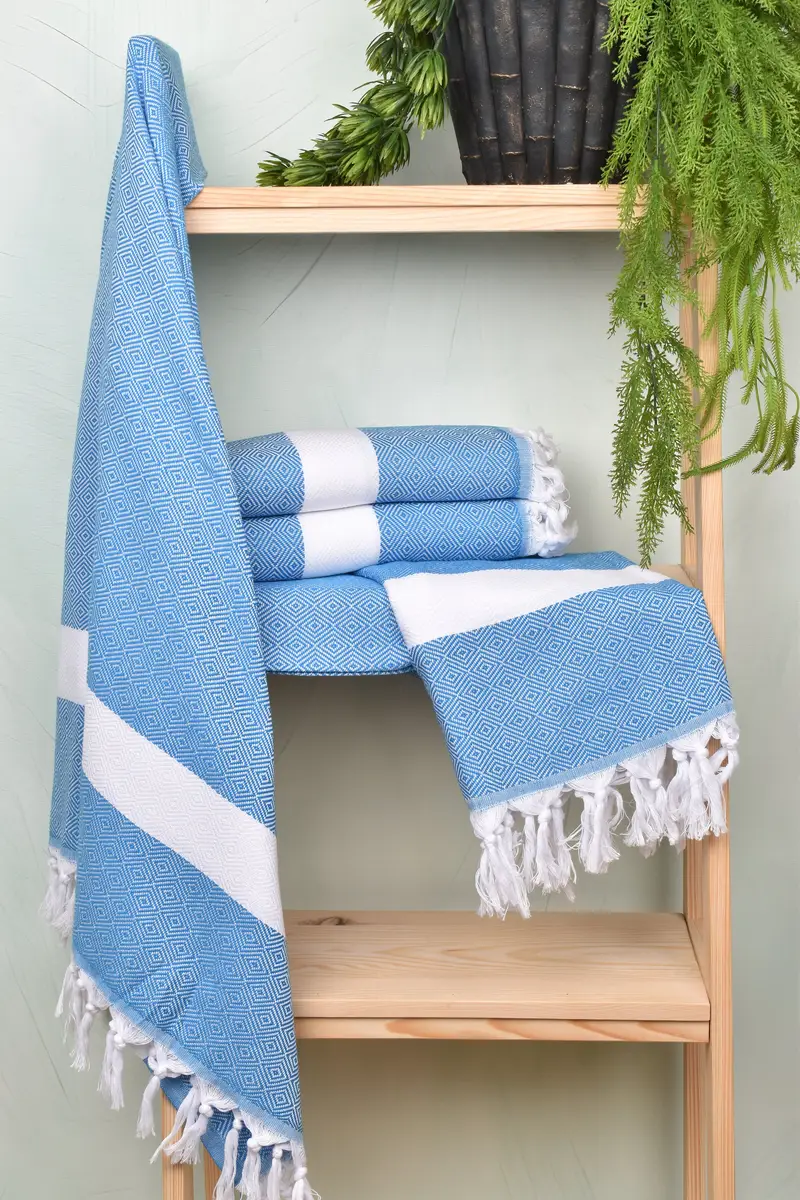 Friends Beach Towel, 70x40 Cotton Diamond Towel, Embroidered Towel, Spa Gift Towel, Soft towel, Pool Towels, Christmas Favors, Turkish beach towel - 6