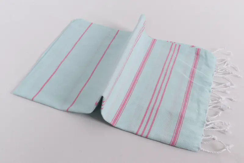 Towel With Name, Kitchen Towel, Monogram Hand Towel, Monogram Kitchen Towel, Wedding Hand Made Gift, 40x24 Cotton Striped Towel, Bridal Shower Favor - 6