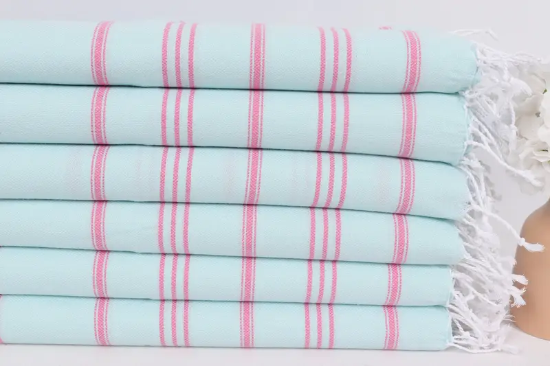 Towel With Name, Kitchen Towel, Monogram Hand Towel, Monogram Kitchen Towel, Wedding Hand Made Gift, 40x24 Cotton Striped Towel, Bridal Shower Favor - 3