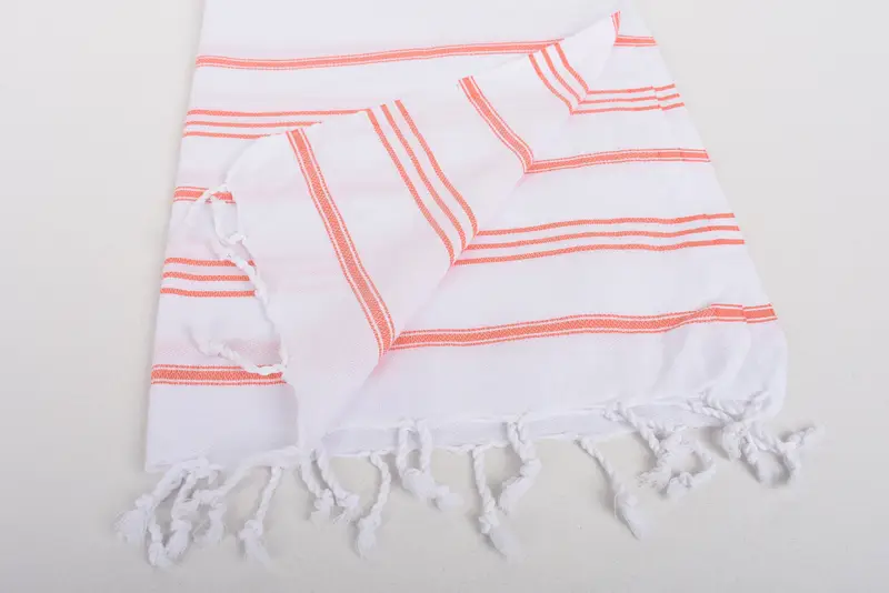 40x24 Cotton Striped Towel, Handmade Gift, Wedding Gift, Bachelorette Towel, Summer Towel, Wedding For Favor, Monogram Kitchen Towel, Wedding Favors - 8