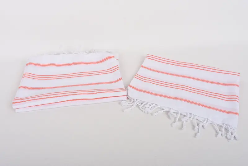 40x24 Cotton Striped Towel, Handmade Gift, Wedding Gift, Bachelorette Towel, Summer Towel, Wedding For Favor, Monogram Kitchen Towel, Wedding Favors - 7