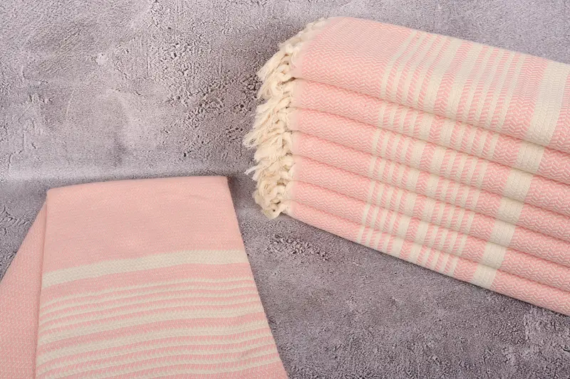70x40 Cotton Striped Towel, Beach towel, Personalized Bridesmaid Beach Towel, Bachelorette Gifts, Personalized Gift, Welcome Wedding Gift - 2