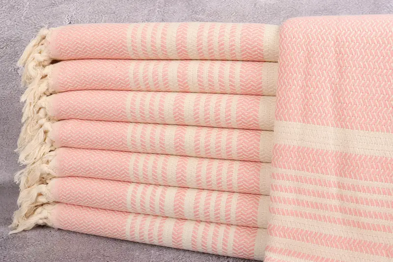 70x40 Cotton Striped Towel, Beach towel, Personalized Bridesmaid Beach Towel, Bachelorette Gifts, Personalized Gift, Welcome Wedding Gift - 1