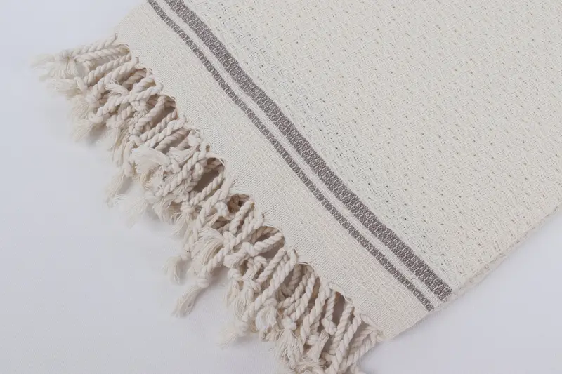 Turkish Towel Monogram, Bridesmaid Gift, Absorbent Turkish towel, Family Gift, 68x36 Cotton Striped Towel, Custom Towel, Gift For Wedding Day - 7