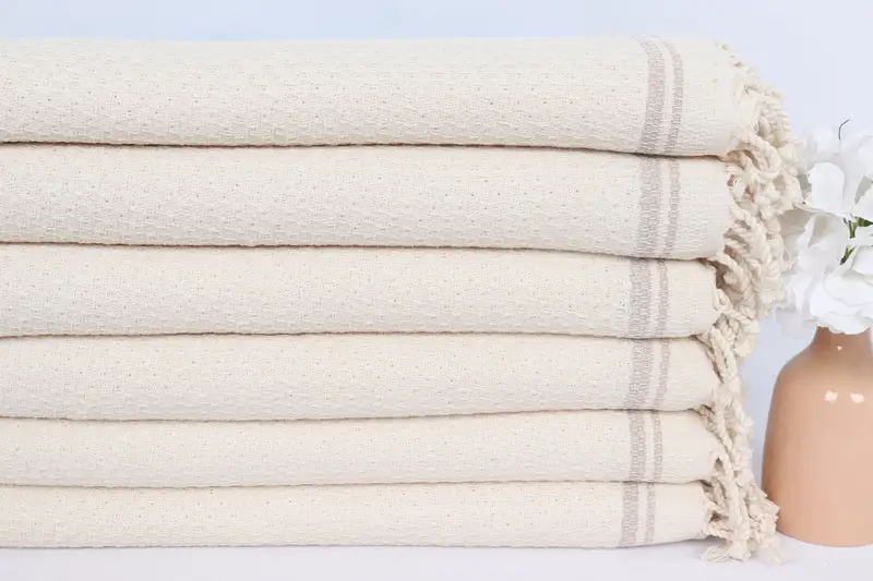 Custom Name Towel, Holiday Towel, Wedding Gift, Wedding Gift Ideas, Turkish Tea Towel, Turkish Hand Towel, 38x18 Cotton Striped Towel, Gift For Her - 3