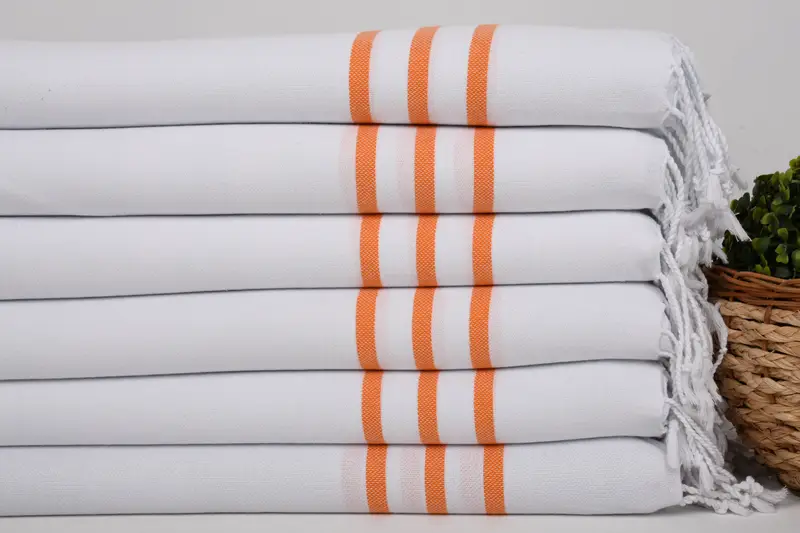 Summer Gift, Baby Boy Gift, Kitchen Towel, Xmas Gifts, 40x20 Cotton Striped Towel, Gift For Wedding Day, Monogrammed Hand Towel, Wedding Favors - 2