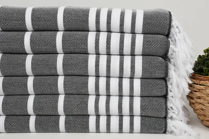 Bathroom Towels, Monogram Kitchen Towel, Bridesmaid Proposal Gift, 40x20 Cotton Zig zag Towel, Kitchen Towel, Bachelorette Party Gifts Bridesmaids - 2