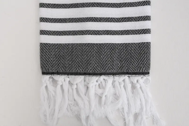 Bathroom Towels, Monogram Kitchen Towel, Bridesmaid Proposal Gift, 40x20 Cotton Zig zag Towel, Kitchen Towel, Bachelorette Party Gifts Bridesmaids - 3