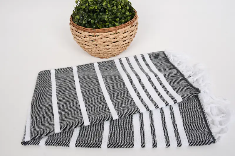 Bathroom Towels, Monogram Kitchen Towel, Bridesmaid Proposal Gift, 40x20 Cotton Zig zag Towel, Kitchen Towel, Bachelorette Party Gifts Bridesmaids - 4