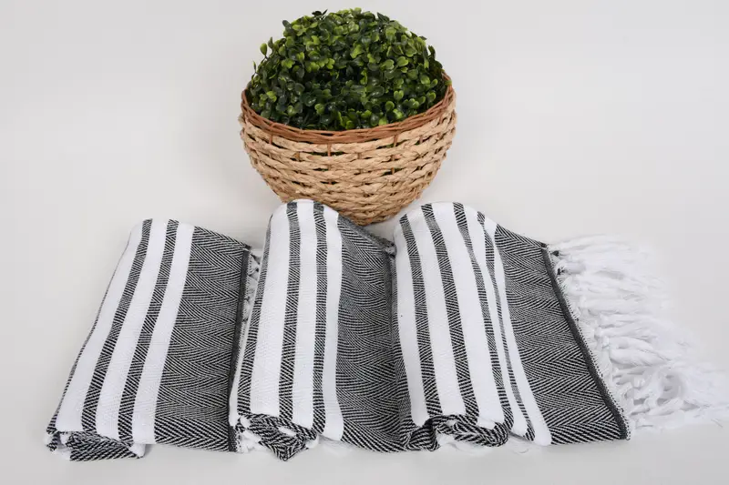 Bathroom Towels, Monogram Kitchen Towel, Bridesmaid Proposal Gift, 40x20 Cotton Zig zag Towel, Kitchen Towel, Bachelorette Party Gifts Bridesmaids - 8