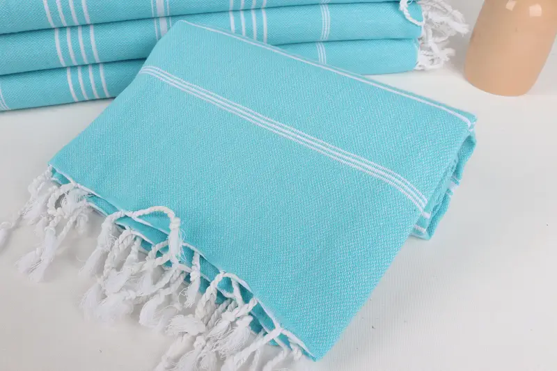 Hammam towel, Bridesmaid Gifts Personalized, Custom Turkish Towel, Peshtemal Towel, Bachelor Bachelorette Party Favors, 70x40 Cotton Striped Towel - 4