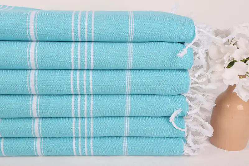 Hammam towel, Bridesmaid Gifts Personalized, Custom Turkish Towel, Peshtemal Towel, Bachelor Bachelorette Party Favors, 70x40 Cotton Striped Towel - 3