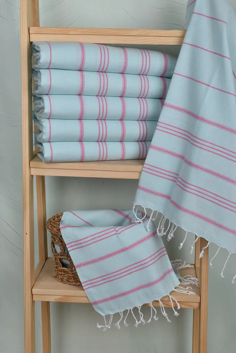 Housewarming Gift, Boyfriend Gift, Personalized Wedding Gift, Wedding Gift, 40x24 Cotton Striped Towel, Turkish Towel Hand Towel, Turkish Hand Towel - 3