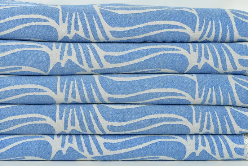 Valentines Gift, Housewarming Gift, 70x60 Cotton Fish Design Towel, Best Wedding Gift, Gift For Wedding Day, Wedding Favors, Personalized Blanket - 4
