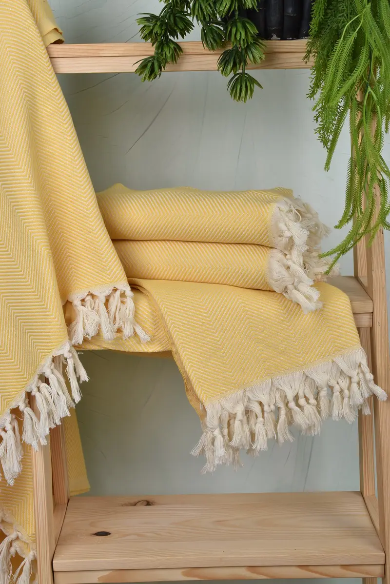 Gym Towel, 70x40 Cotton Herringbone Towel, Thin towel, Bulk Order Towel, Maid Of Honor Gift, Organic towel, Gift For Her, Hammam Towel USA - 6