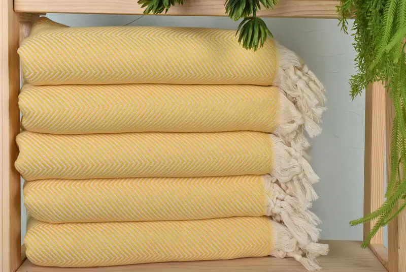 Gym Towel, 70x40 Cotton Herringbone Towel, Thin towel, Bulk Order Towel, Maid Of Honor Gift, Organic towel, Gift For Her, Hammam Towel USA - 1