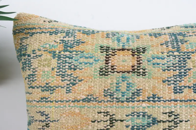 Southwestern Cushion, Boho Pillow Sham Cover, Kilim Pillow Cover, Pillow for Couch, 18x18 Beige Cushion Cover, Cushion, Ottoman Cushion - 2