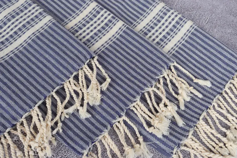 Bachelor Gifts, Bathroom Towels, Small Bath Towels, Personalized Kitchen Towel, 40x18 Cotton Striped Towel, Gift For The Home Decor, Organic Towel - 5
