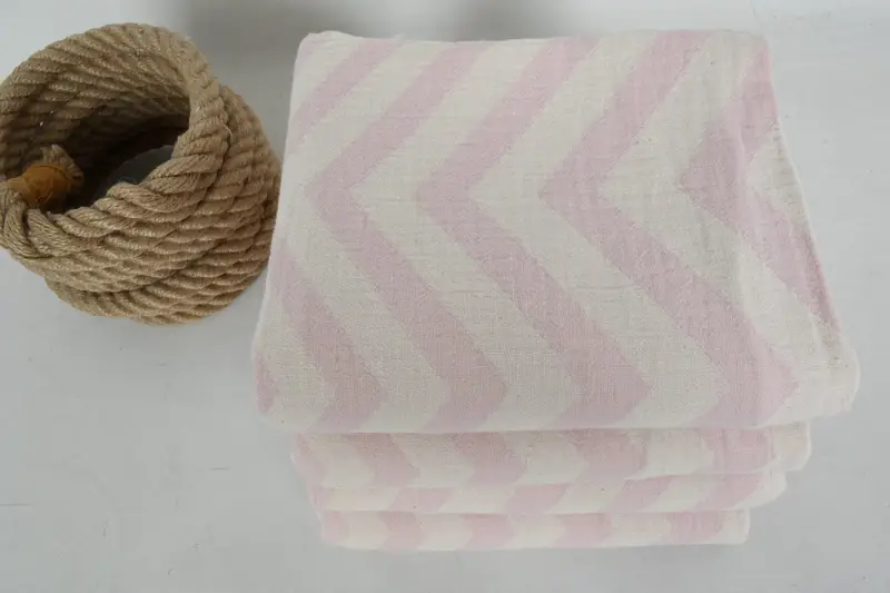 70x40 Cotton Zigzag Design Towel, Quick-dry peshtemal, Bridal Shower Gift, Spa Towel, Grandma Gift, Monogram Turkish Bath Towel, Travel towel - 4