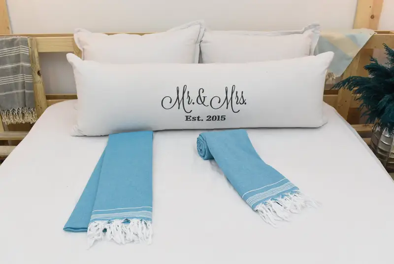 Gift For The Home, Turkish Throw Blanket, Tablecloth, Personalized Gifts, 92x56 Cotton Striped Towel, Custom Blanket, Turkish Cotton Blanket - 3