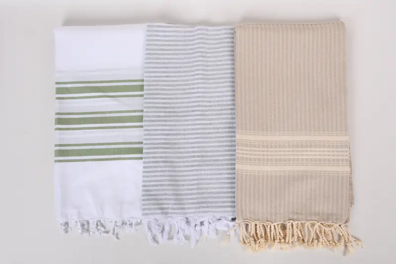 Gift For Bride, Bridesmaid Gift, Personalized Wedding Gift, Sand-Resistant Peshtemal, Guest Towel, Lightweight towel, 70x40 Cotton Set of 8 Towel - 7