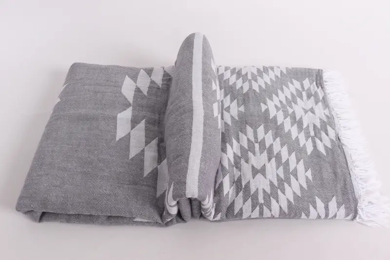 Decorative Blanket, Christmas Gift, Beach Theme Bachelorette Party, Housewarming Gift, Family Gift Basket, Tablecloth, 84x56 Cotton Kilim Towel - 6