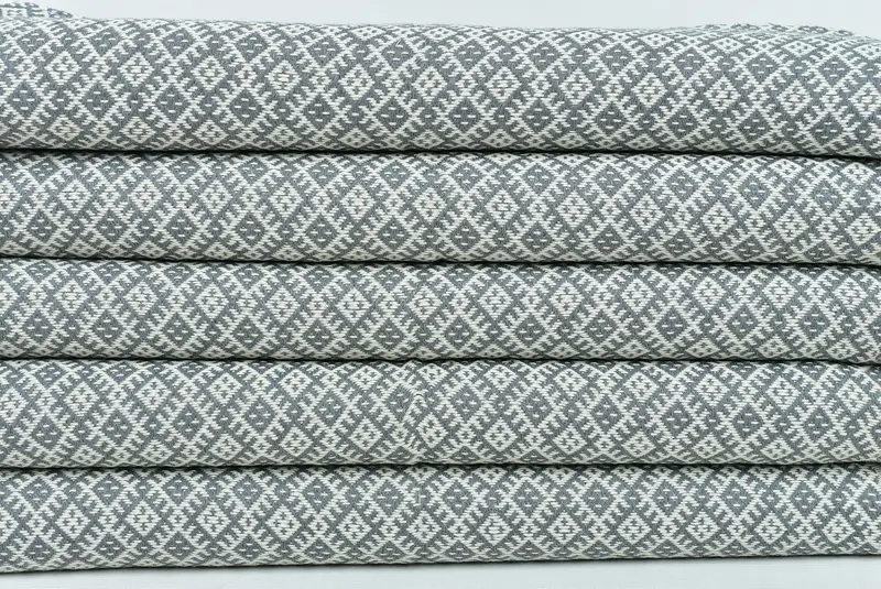 Monogramlı el havlu, kişiselleştirilmiş bulaşık havlu, seyahat havlu, onun için kişiselleştirilmiş hediye, 38x20 pamuklu elmas havlu, spa havlu, küçük banyo havlu - 2