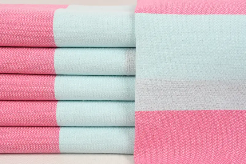 Turkish hand towel, Personalized Wedding Gift, Florida Bachelorette Party Favors, Housewarming Gift, Wedding Shower Gift, 70x40 Cotton Striped Towel - 1