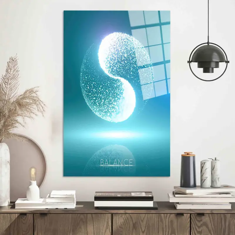 陰陽クリスタル キャンバス: バランス オブ ライフ、ブルー ゼン サークル