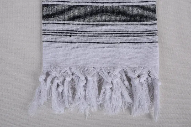 Employee Gifts, Handmade Gift, Thin towel, 68x32 Cotton Striped Towel, Sand-free peshtemal towel for the beach, Bachelorette Party Gifts Bridesmaids - 3