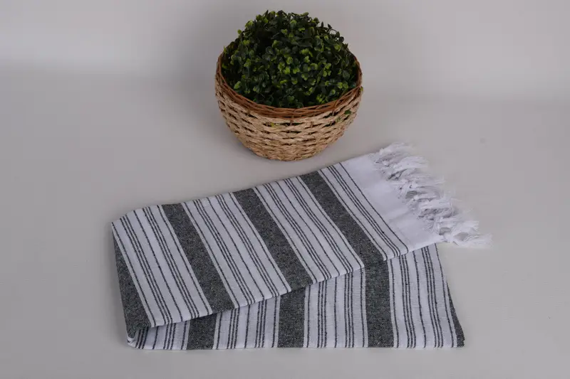Employee Gifts, Handmade Gift, Thin towel, 68x32 Cotton Striped Towel, Sand-free peshtemal towel for the beach, Bachelorette Party Gifts Bridesmaids - 4