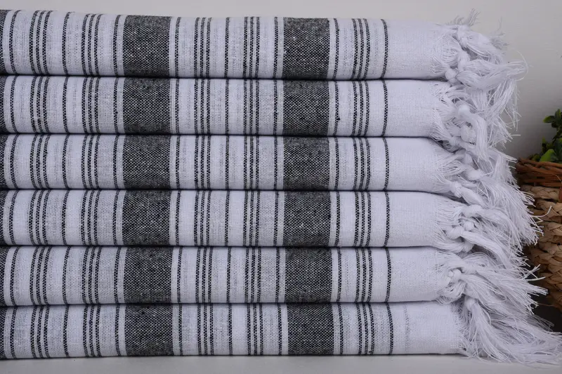 Employee Gifts, Handmade Gift, Thin towel, 68x32 Cotton Striped Towel, Sand-free peshtemal towel for the beach, Bachelorette Party Gifts Bridesmaids - 2