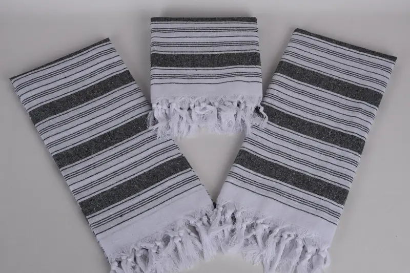 Employee Gifts, Handmade Gift, Thin towel, 68x32 Cotton Striped Towel, Sand-free peshtemal towel for the beach, Bachelorette Party Gifts Bridesmaids - 6