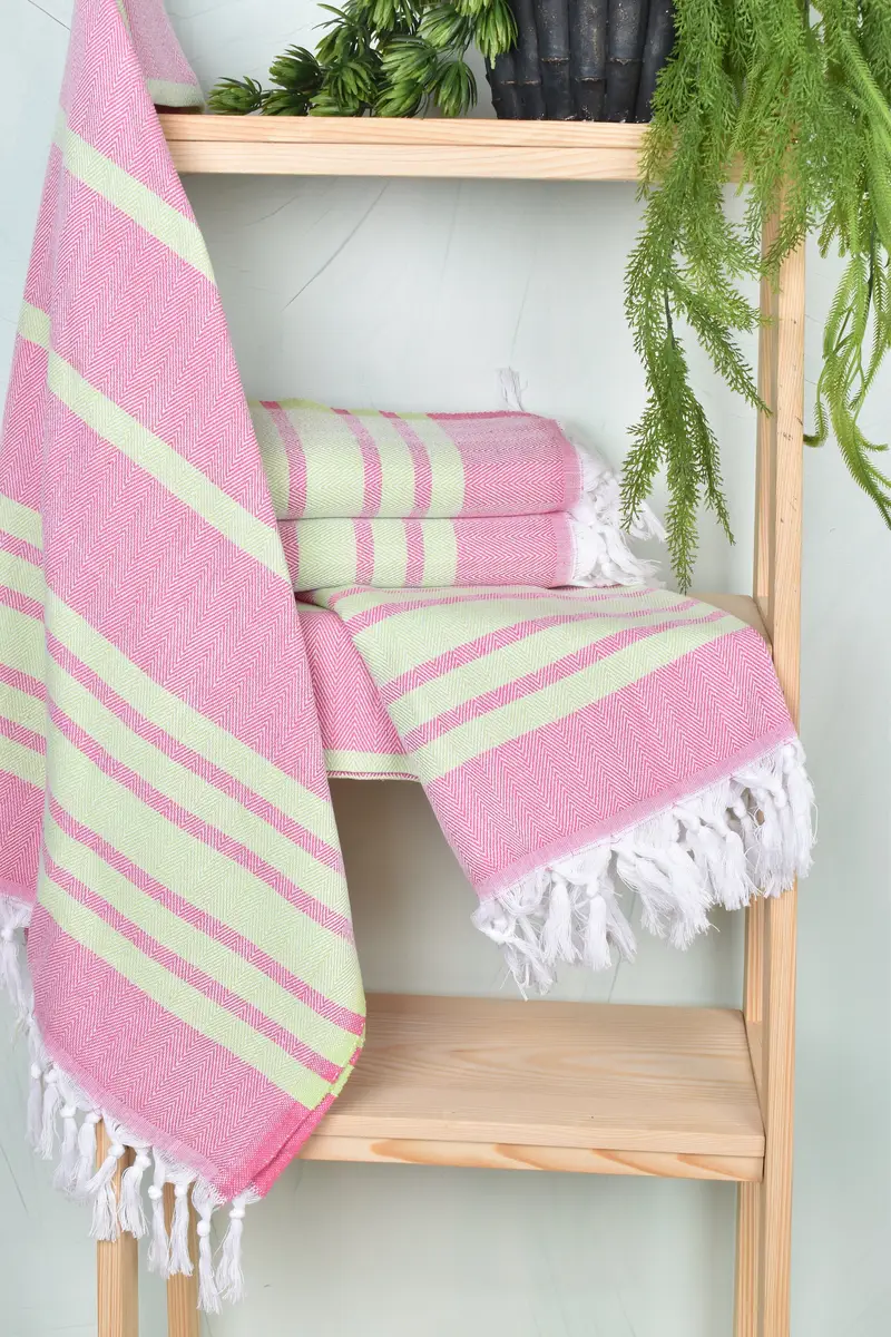 Home Decor Towel, Mexico Bachelorette Party Gifts, Large Turkish Towel, 64x40 Cotton Chevron Towel, Travel towel, Summer Towel, Custom Gift - 6