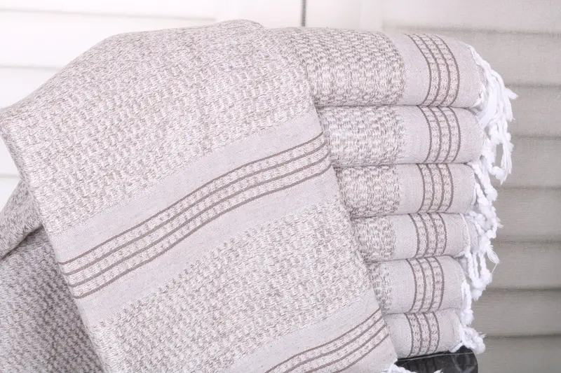 Customized Towels, Turkish hand towel, Yoga Towel, Beach Towel Bulk, 70x36 Linen Striped Towel, Bachelorette Party Gifts, Bachelorette Party Favors - 1