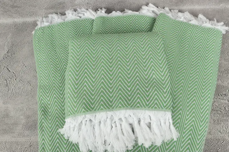 Oversized Beach Towel, Large Beach Towel Personalized, Girl Trip Party Favor, Turkish Blanket, Tablecloth, Welcome Wedding Gift, Woven Throw Blanket - 4