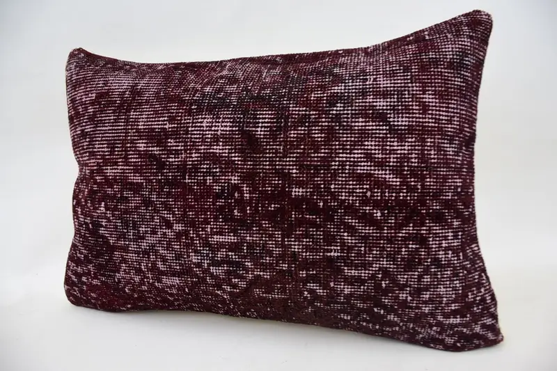 Natural Cushion Cover, Boho Pillow, Bed Pillow Case, Boho Throw Pillow, Turkish Pillow, 16x24 Red Pillow, Turkish Kilim Pillow, Cushion Case - 3