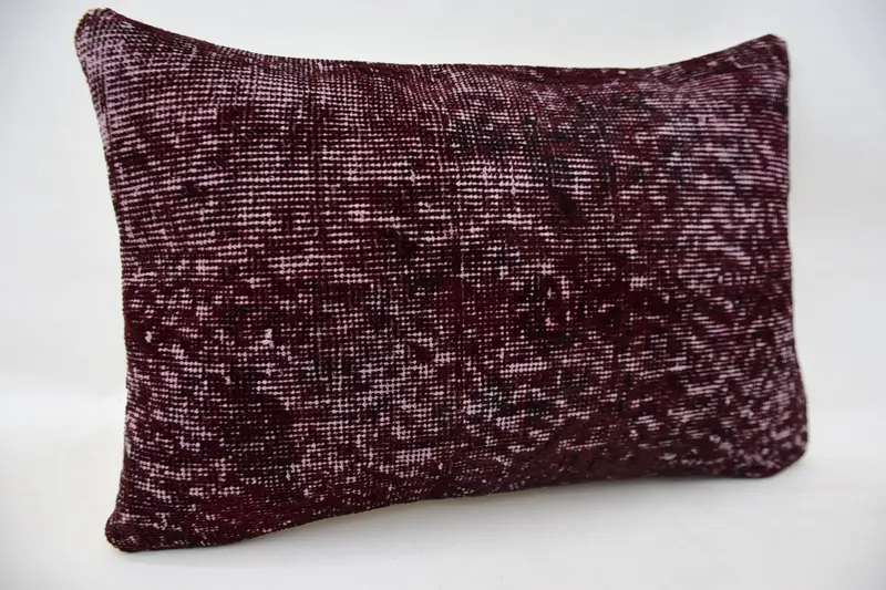 Natural Cushion Cover, Boho Pillow, Bed Pillow Case, Boho Throw Pillow, Turkish Pillow, 16x24 Red Pillow, Turkish Kilim Pillow, Cushion Case - 2